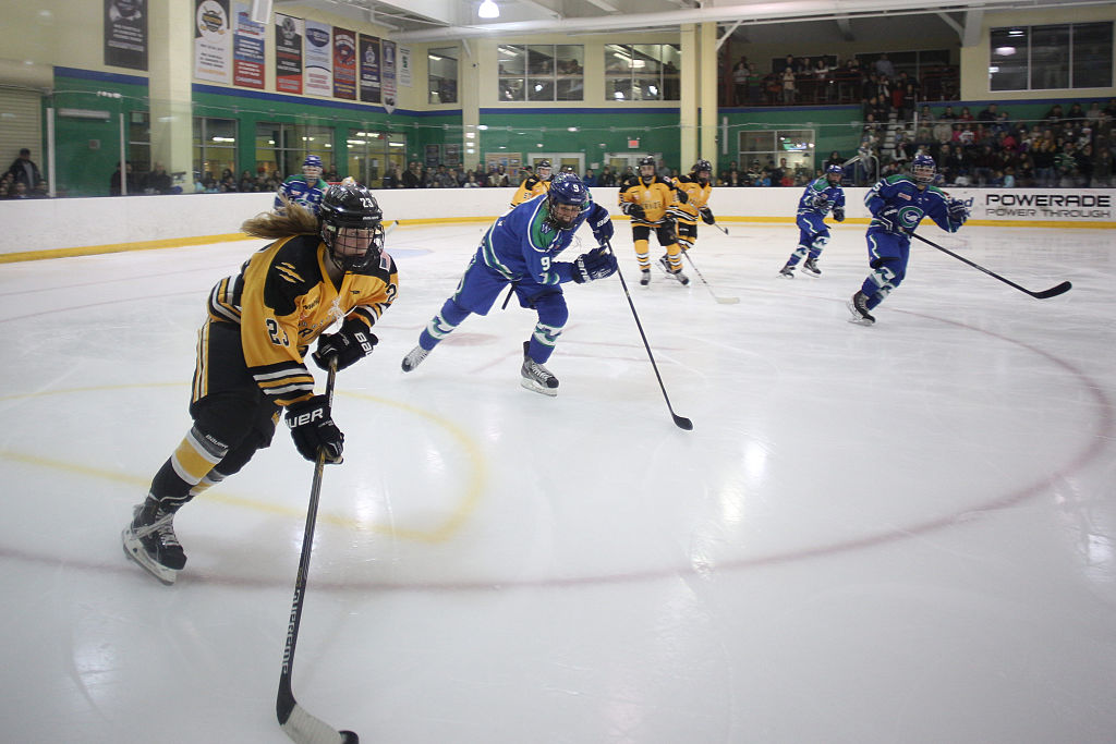 Connecticut Whale vs Boston Pride. National Women's Hockey League.