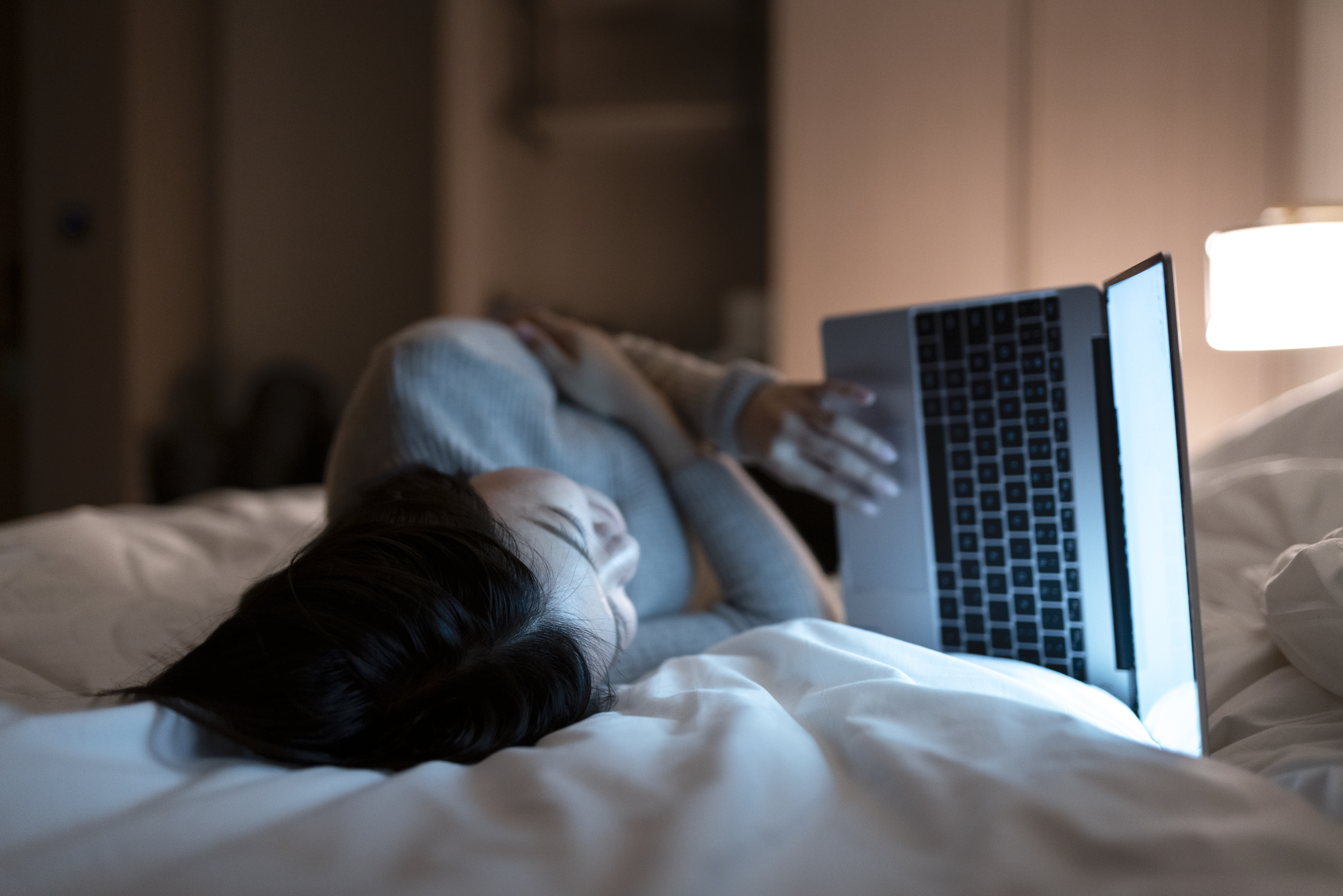 working from bed