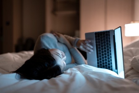 working from bed