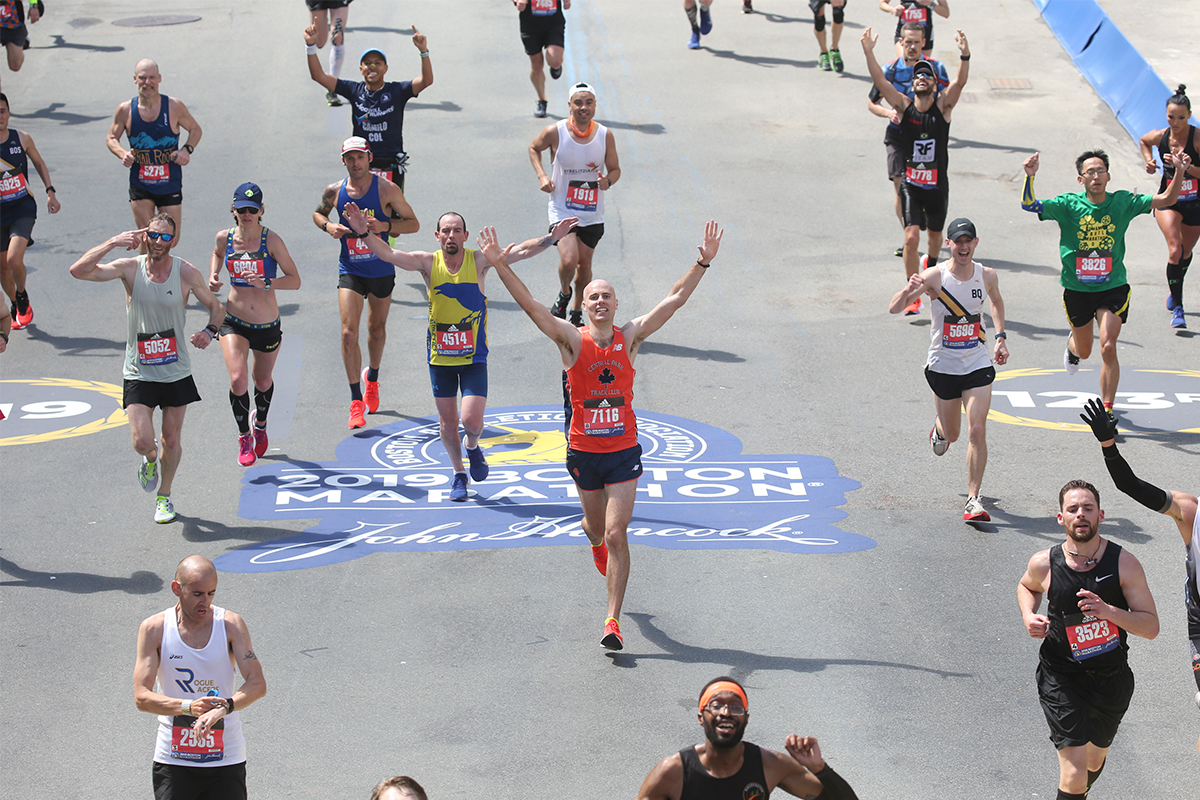 boston marathon runners