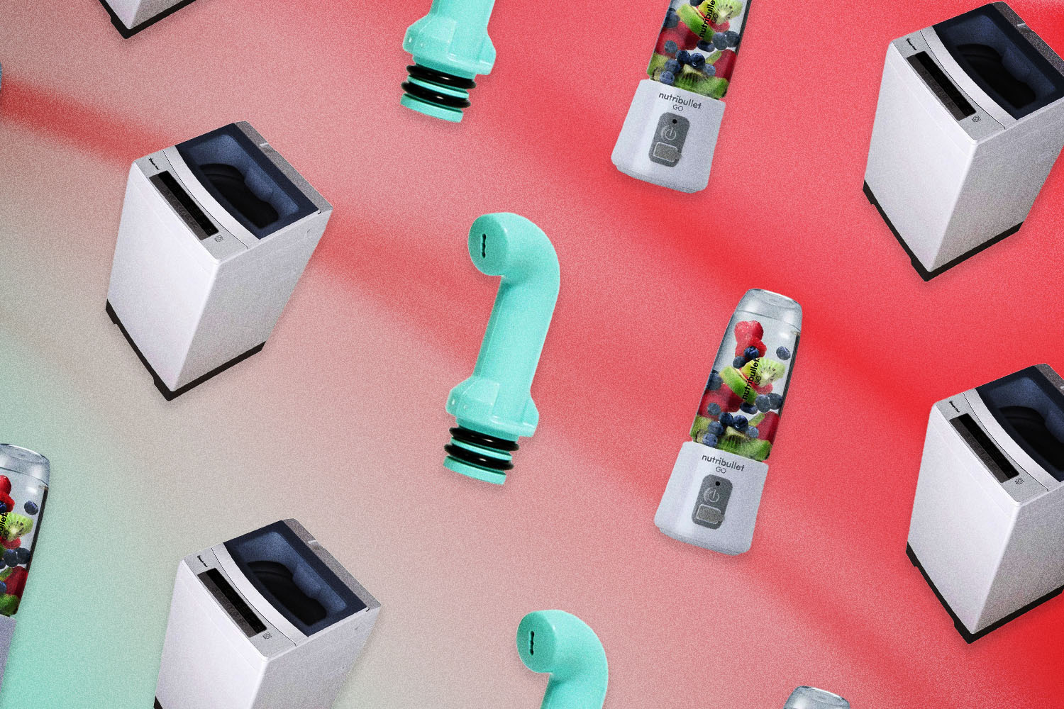 Portable bidets, blenders and washing machines