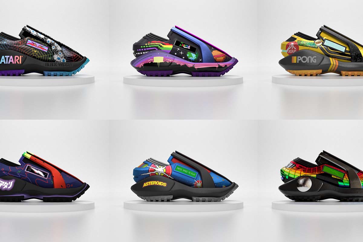 ATARI SNEAKER PONG edition by Blenderdac