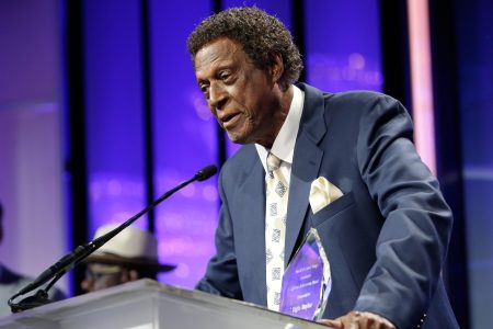 Elgin Baylor seen in 2016
