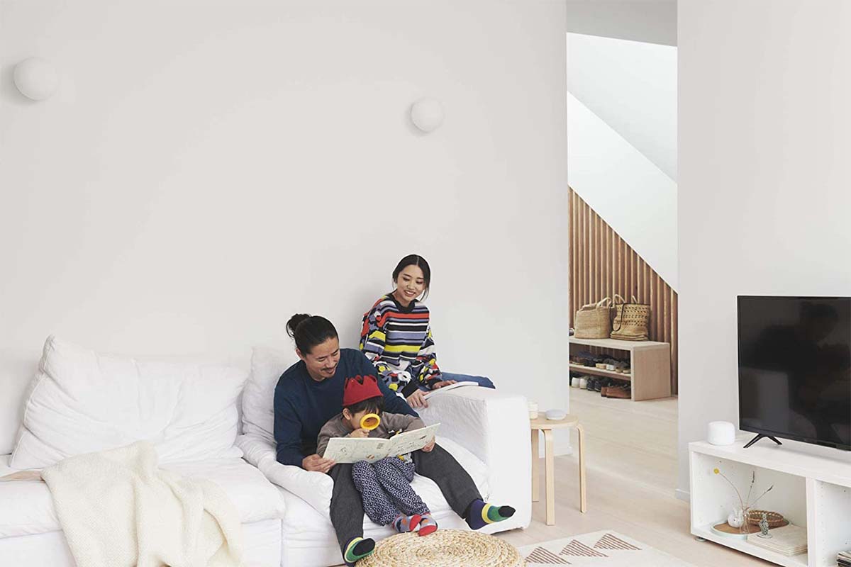 Google Nest in use in a large house