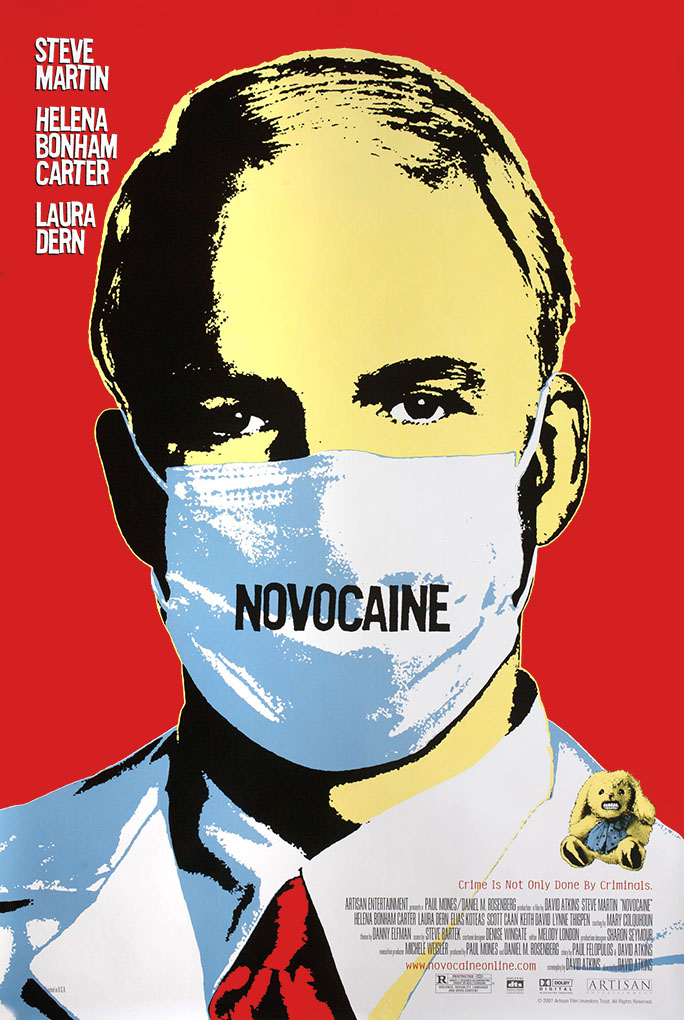 A useful fact for your next pub quiz night: Steve Martin has played dentists on screen multiple times. His role in <em>Little Shop of Horrors</em> might be better known, but in 2001 he appeared in the dark comedy <em>Novocaine</em> alongside Laura Dern and Helena Bonham Carter. 