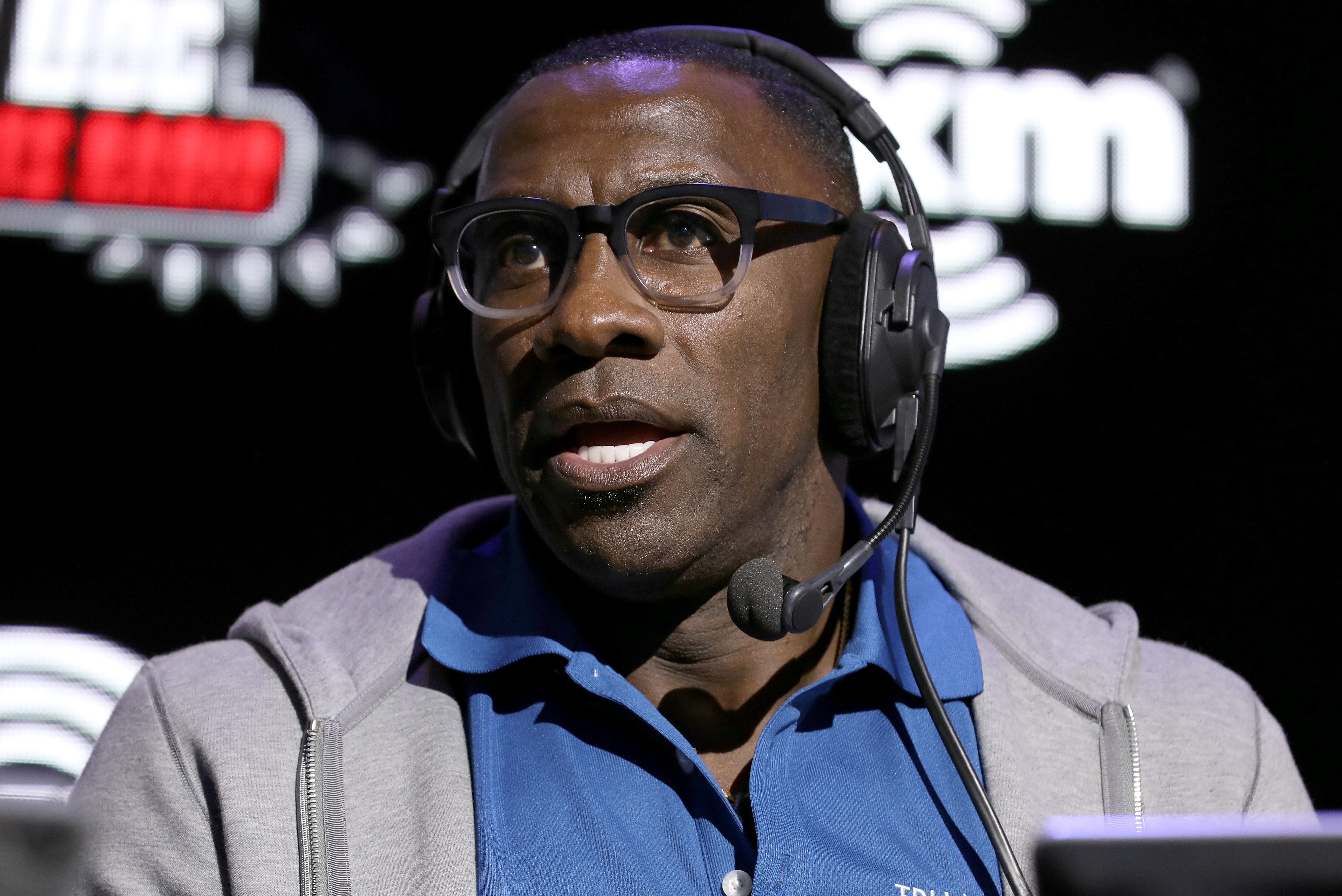 Shannon Sharpe at Super Bowl LIV