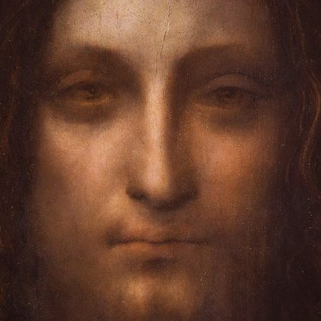 Detail of "Salvator Mundi"