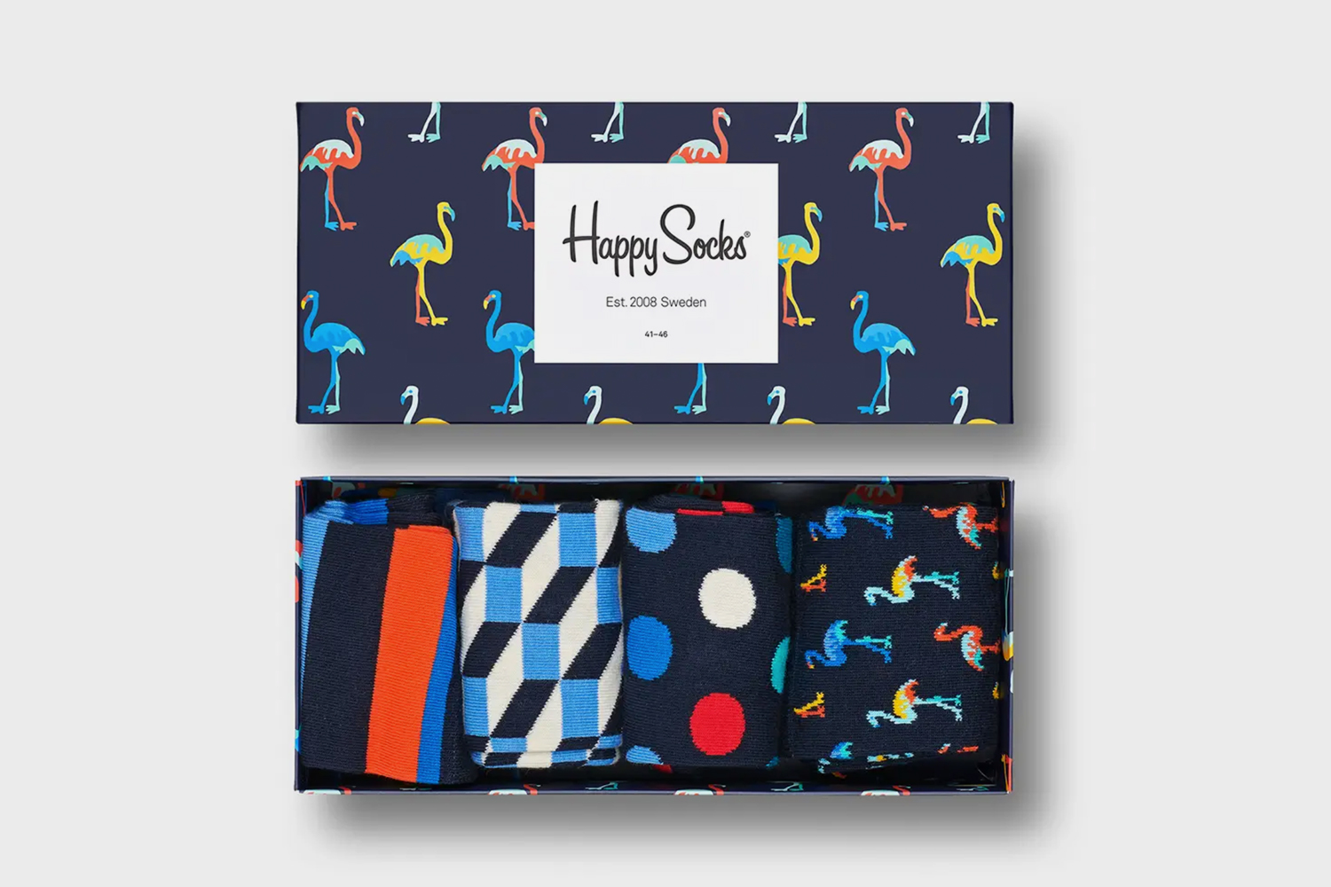 Navy Gift Box 4-pack