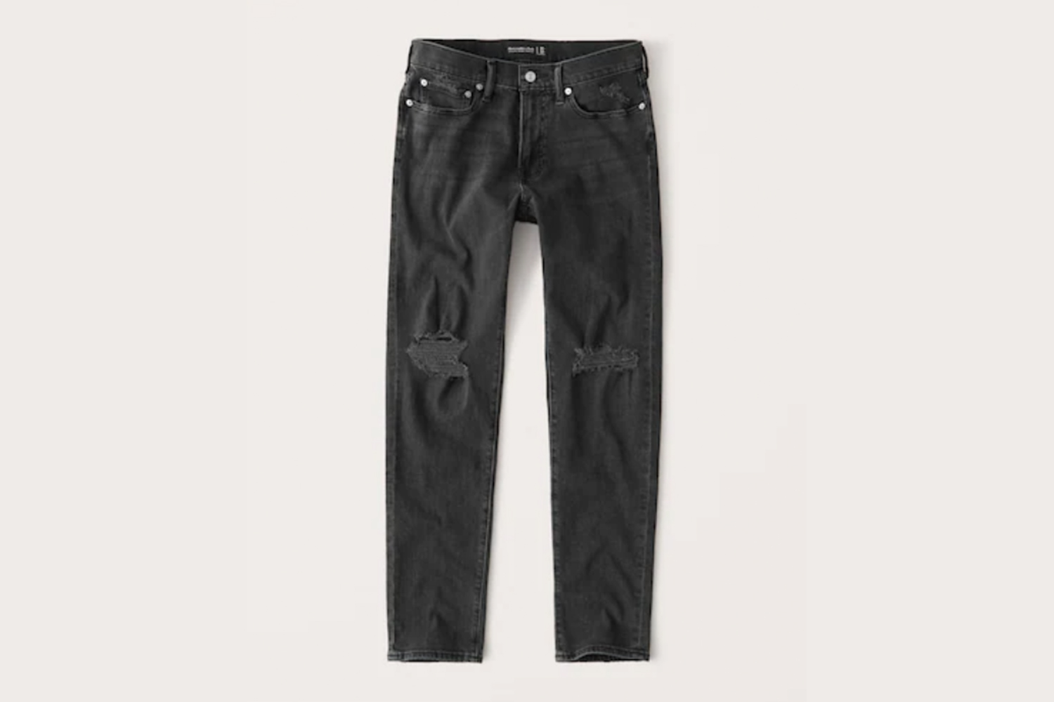 Ripped Athletic Skinny Jeans