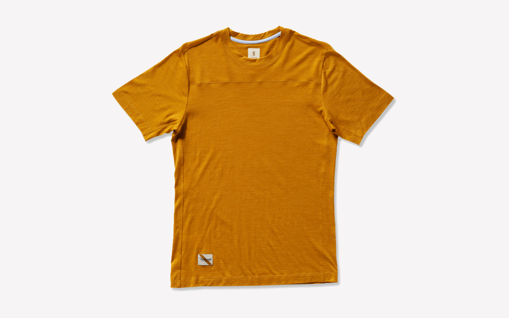 Tracksmith Harrier Tee in burnt orange