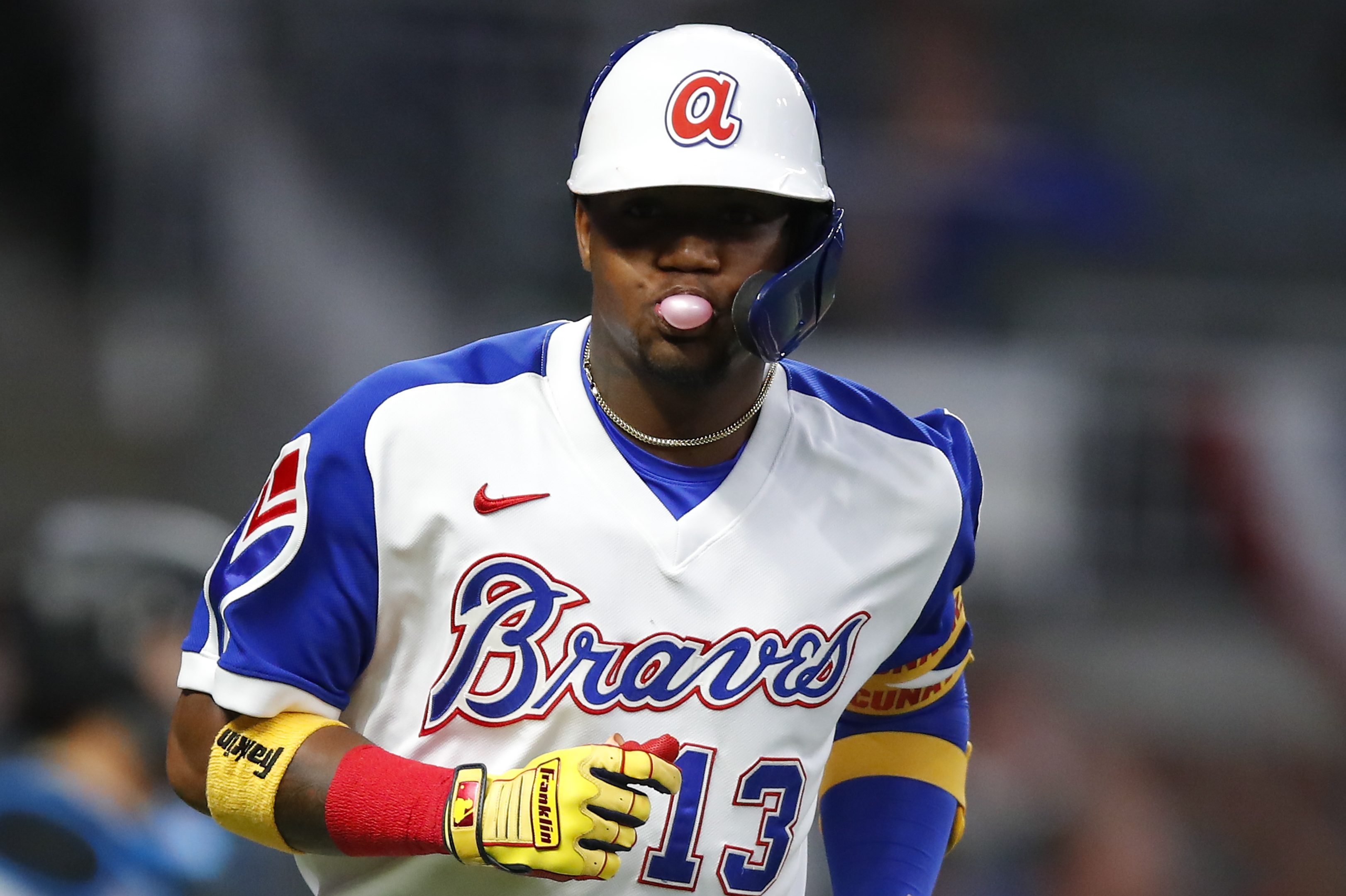 Ronald Acuna Jr. of the Atlanta Braves
