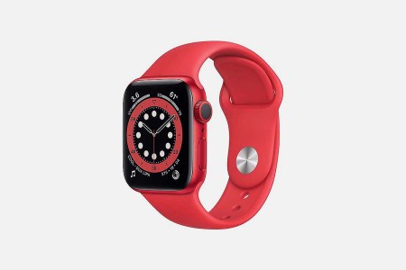 The red, 40mm Apple Watch Series 6, now on sale at Amazon