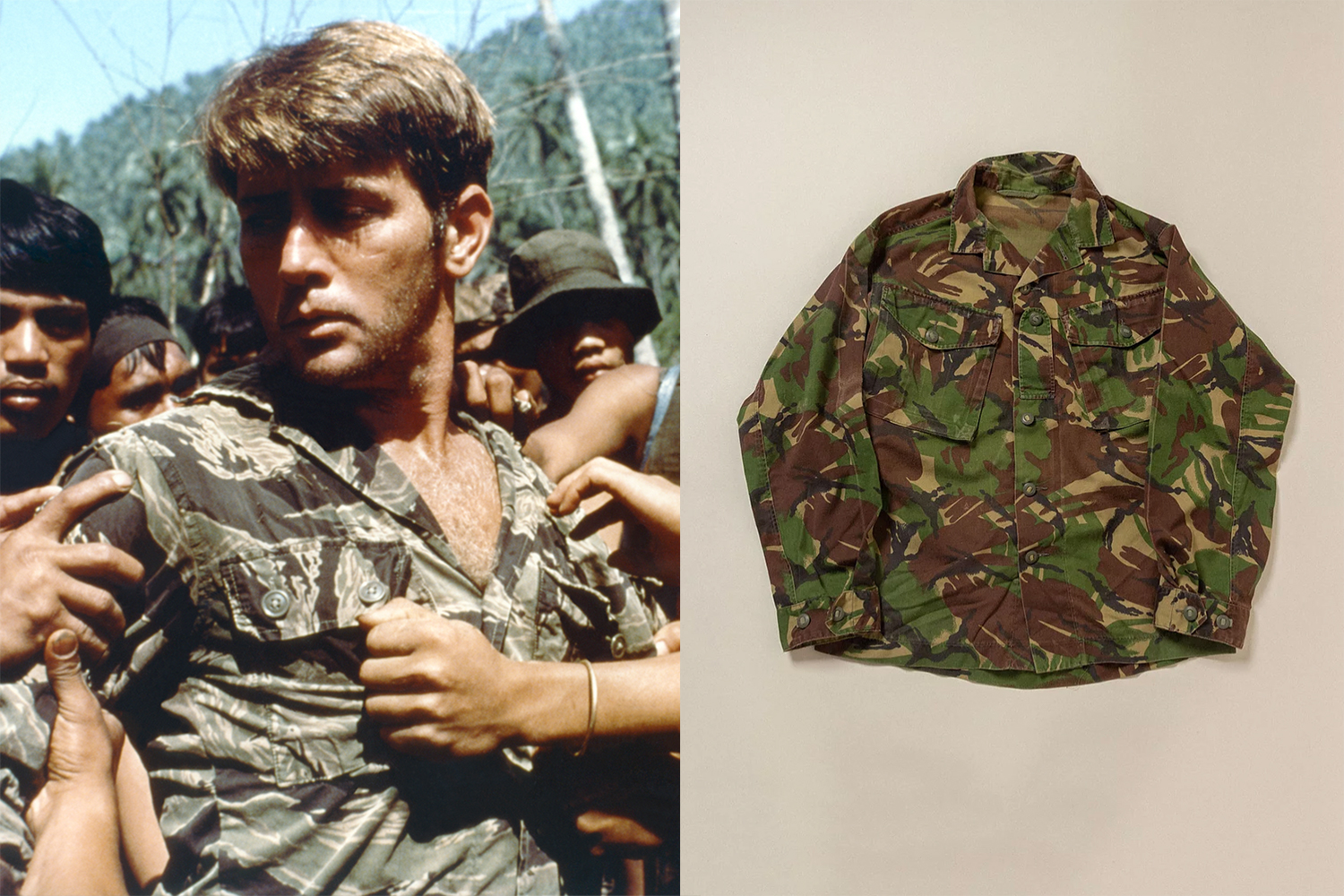 Martin Sheen on the set of the film Apocalypse Now