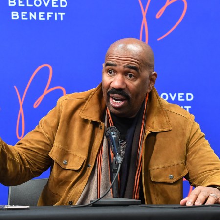 Steve Harvey attends 2019 Beloved Benefit at Mercedes-Benz Stadium on March 21, 2019 in Atlanta, Georgia.