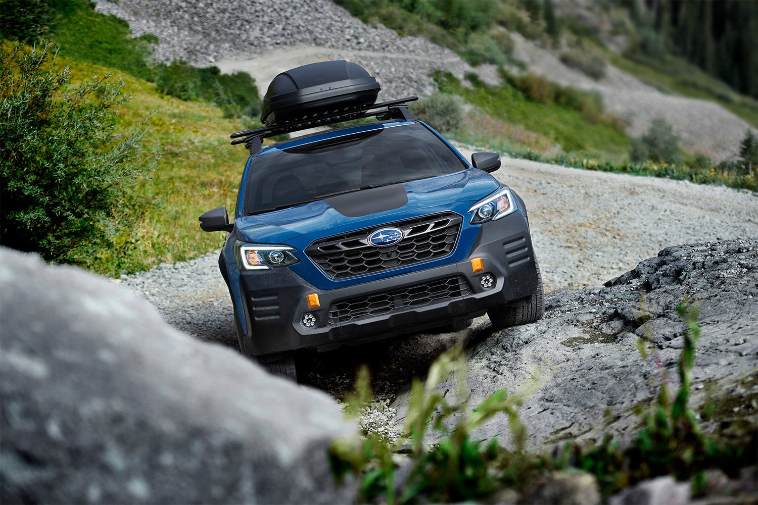The 2022 Subaru Outback Wilderness rock crawling