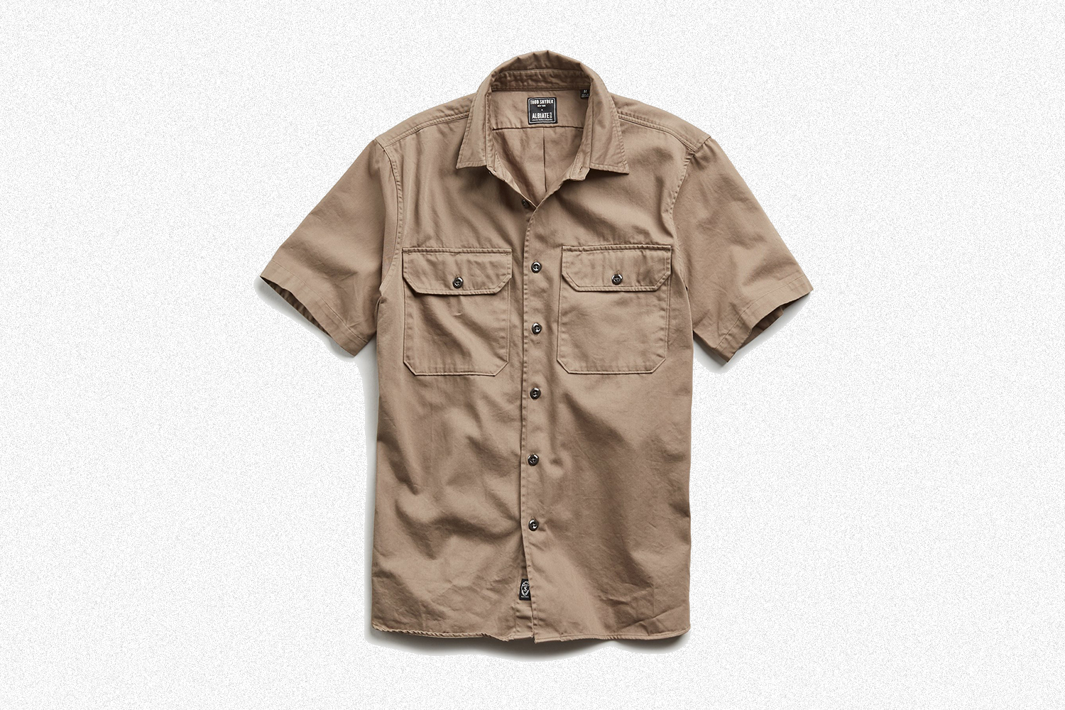 Todd Snyder Italian Two Pocket Utility Short Sleeve Shirt