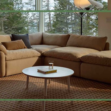 Floyd's Sink Down Sectional, now 30% off during Floyd's Memorial Day Weekend sale