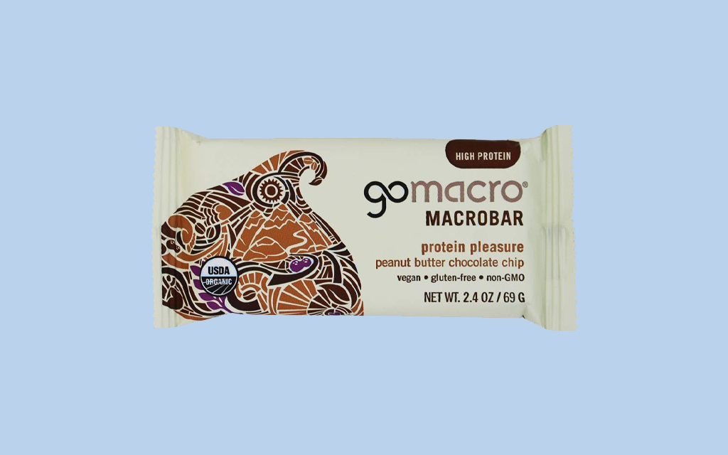 GoMacro Bar peanut butter chocolate chip flavor Trail Snacks