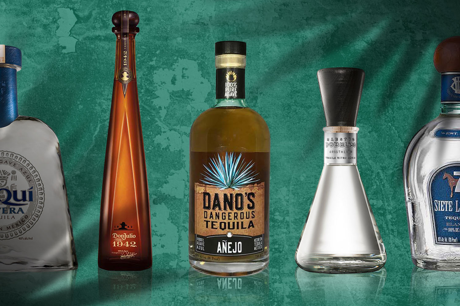 five bottles of tequila recommended for Cinco de Mayo