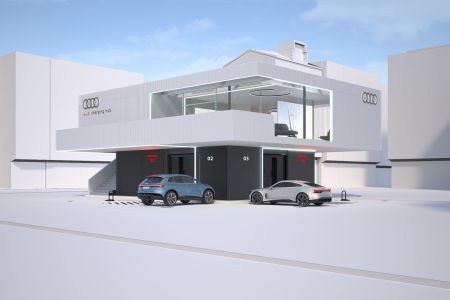 Audi charging station