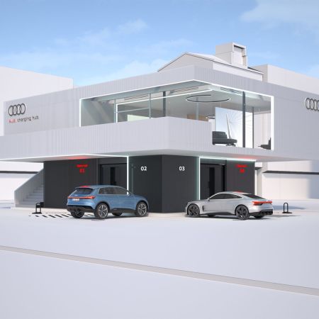Audi charging station