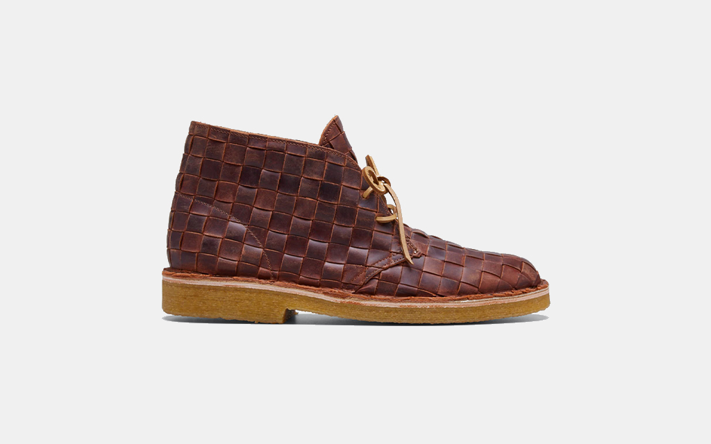 B x Clarks Originals Desert Beewax Woven Chukka Boots