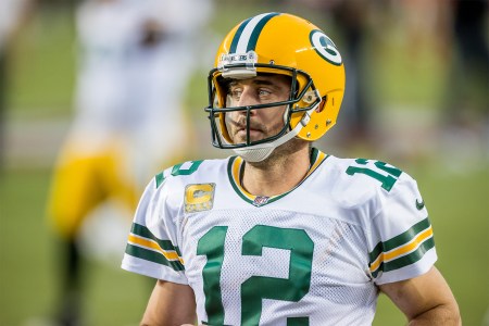 Green Bay Packers quarterback Aaron Rodgers. If the QB wants, he could opt out and still make $20 million in 2021.