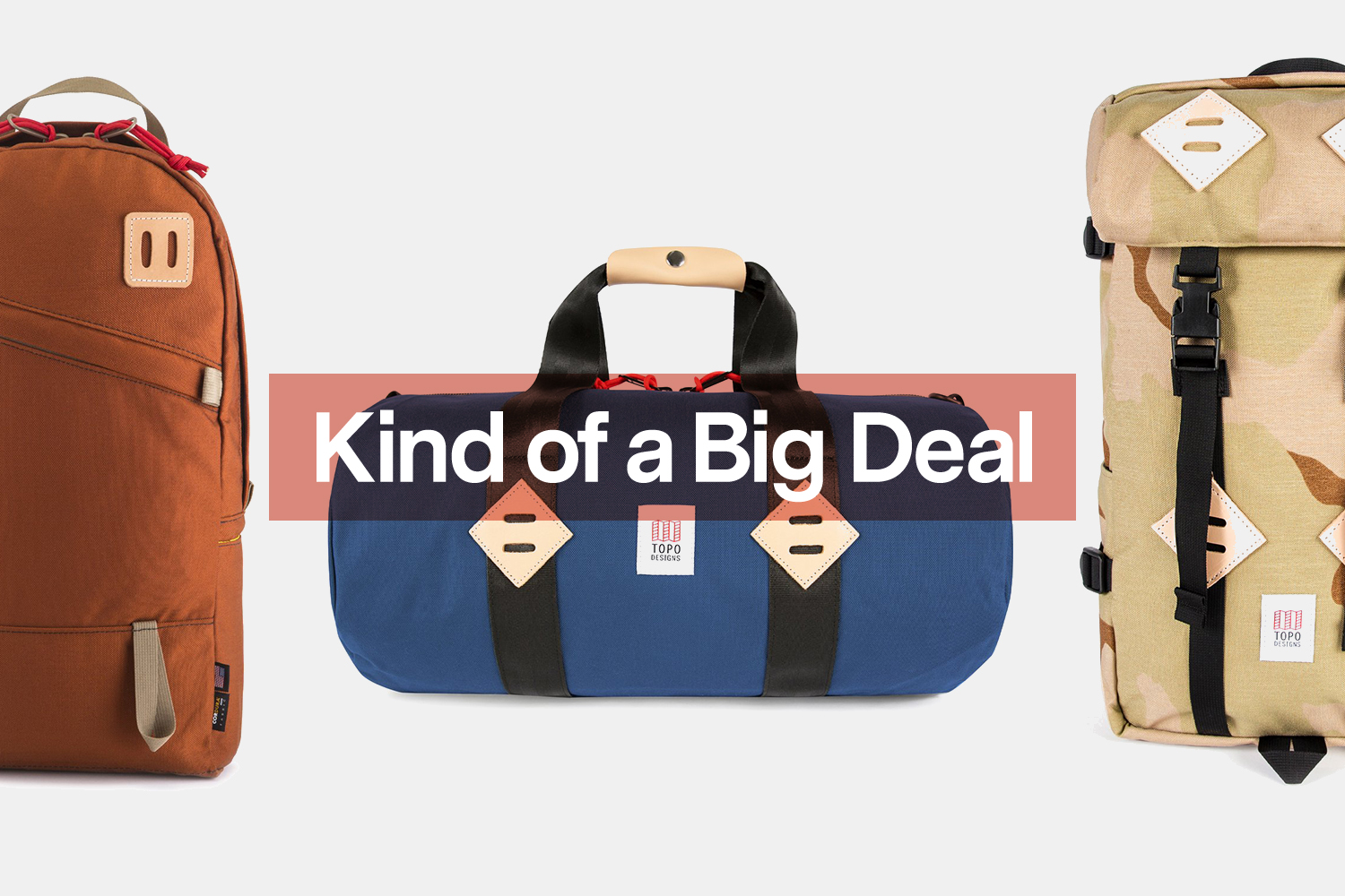 Bags, bags and more bags.