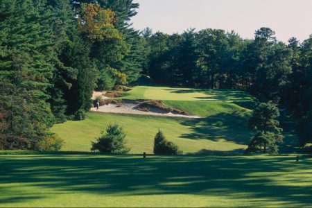 A shot of the course at Pine Valley Golf Club