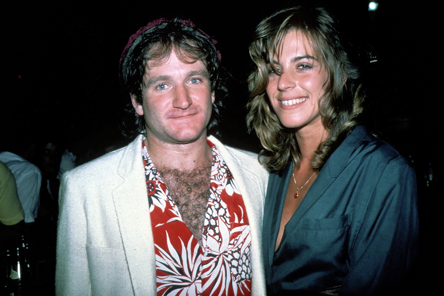 Robin Williams and wife Valerie Velardi circa 1979