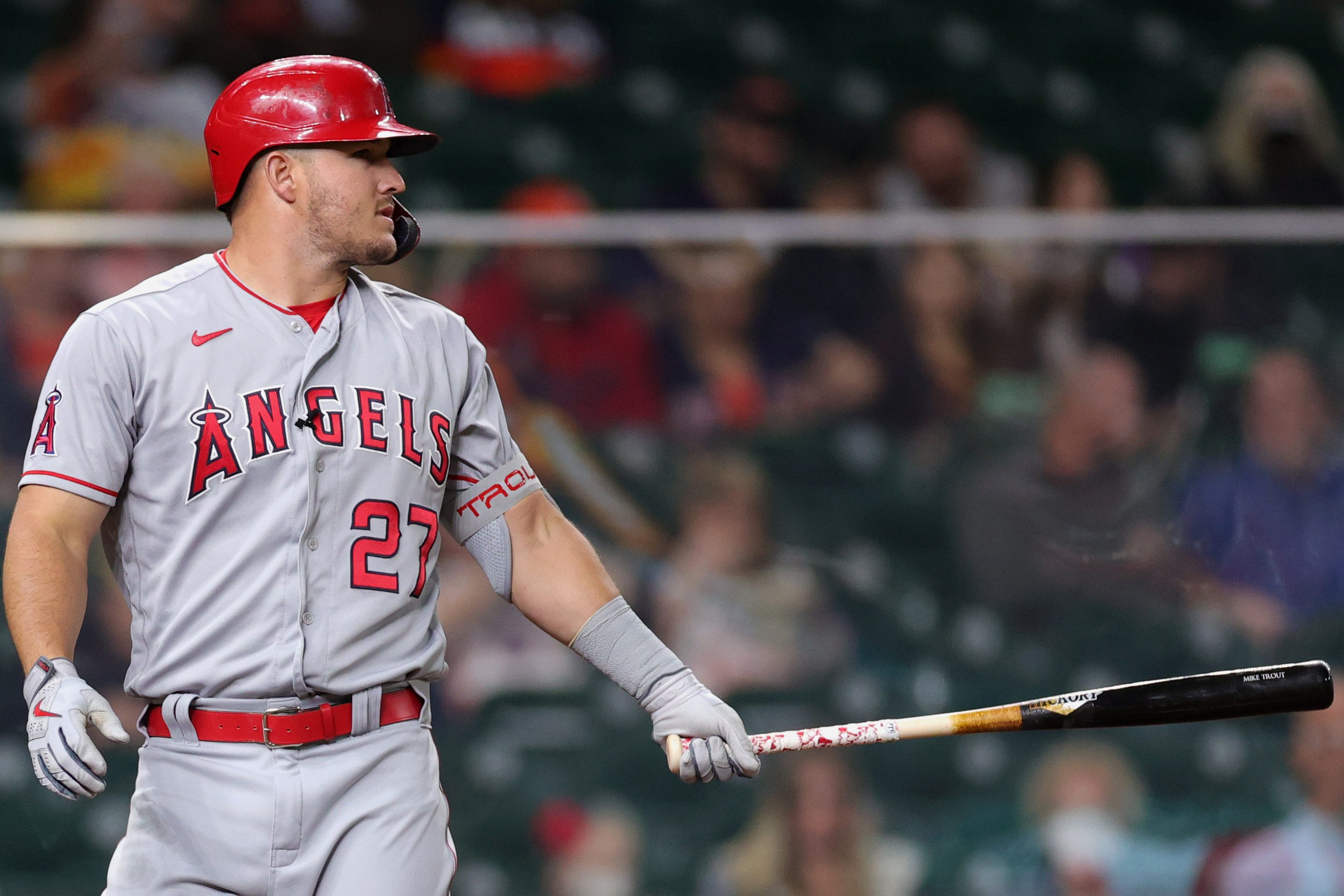 Mike Trout at the plate