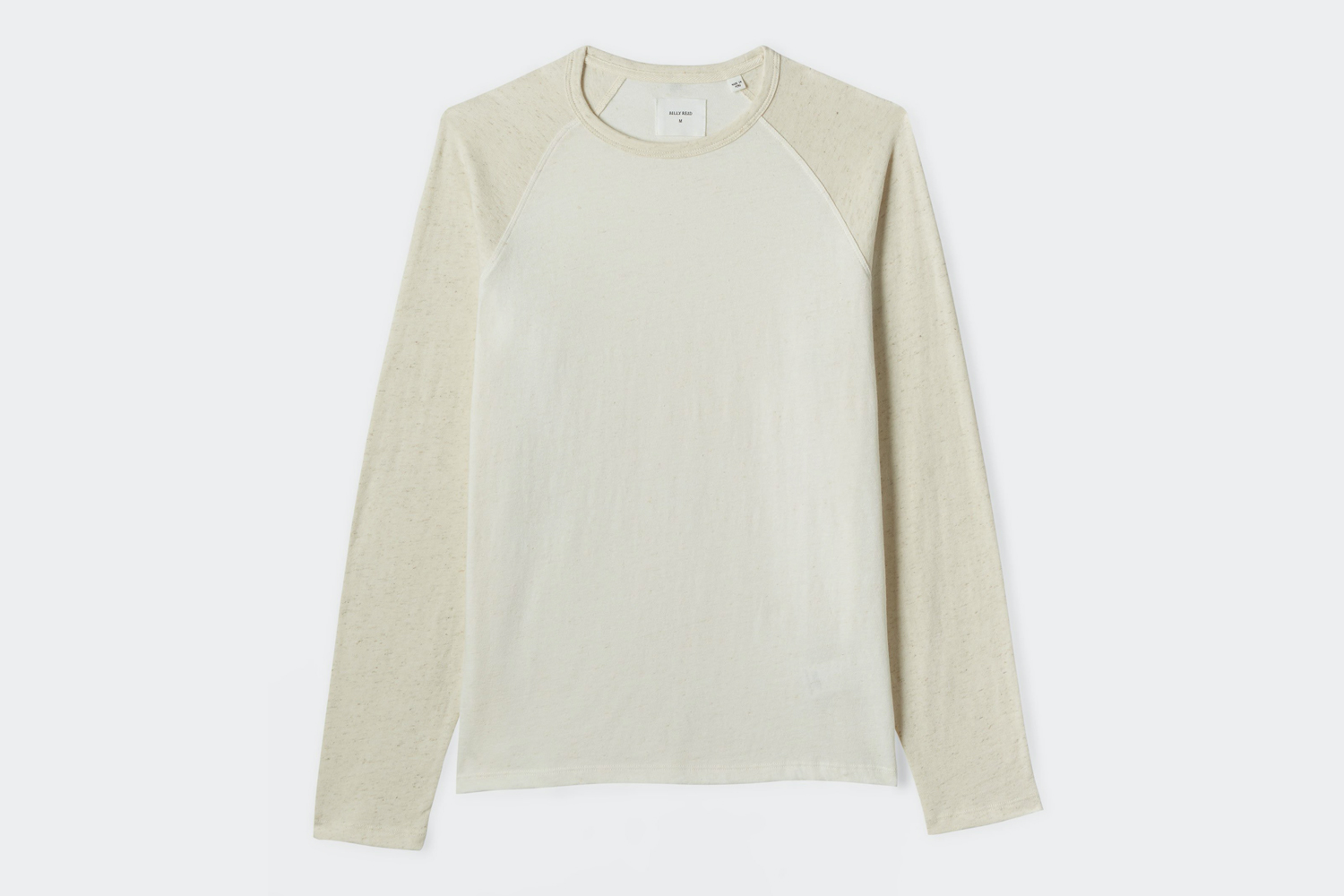 Cotton Linen Long Sleeve Baseball Tee