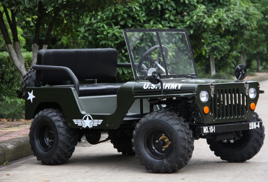 A very small jeep