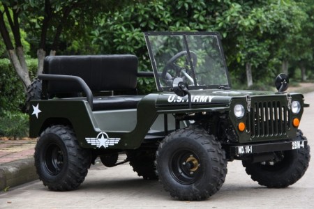 A very small jeep