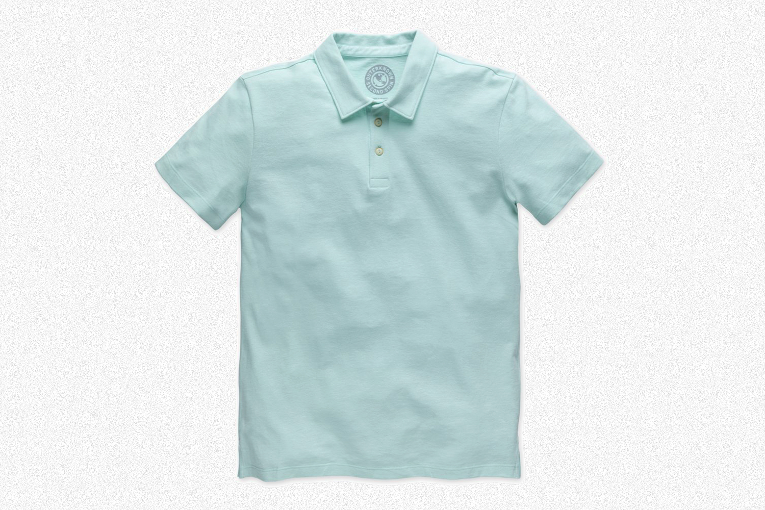 A light blue men's polo from Kelly Slater's brand Outerknown