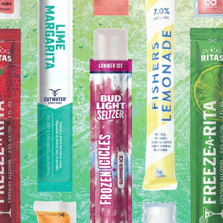 Boozy ice pops