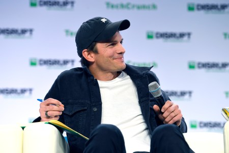 Ashton Kutcher speaks onstage during TechCrunch Disrupt San Francisco 2019 at Moscone Convention Center on October 04, 2019 in San Francisco, California. The actor's hygiene habits have come under scrutiny.
