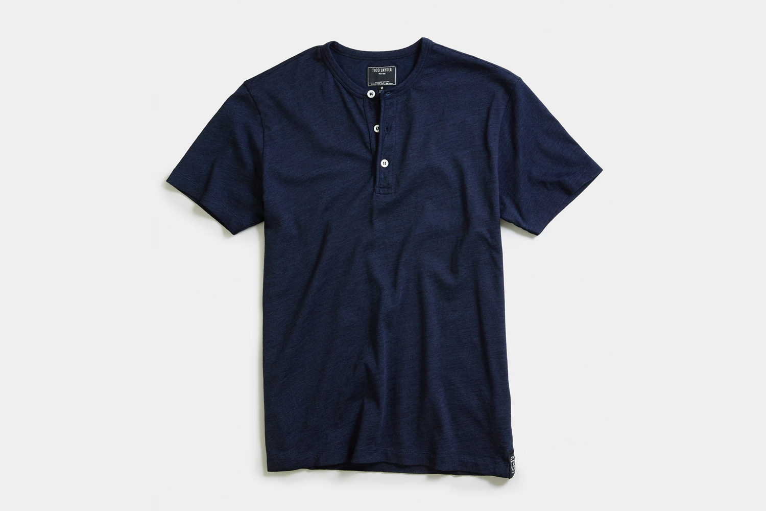 Indigo Short Sleeve Henley