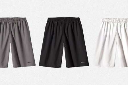 Patagonia Field Shorts in black, grey and white, which were originally designed for Ultimate Frisbee, are on sale