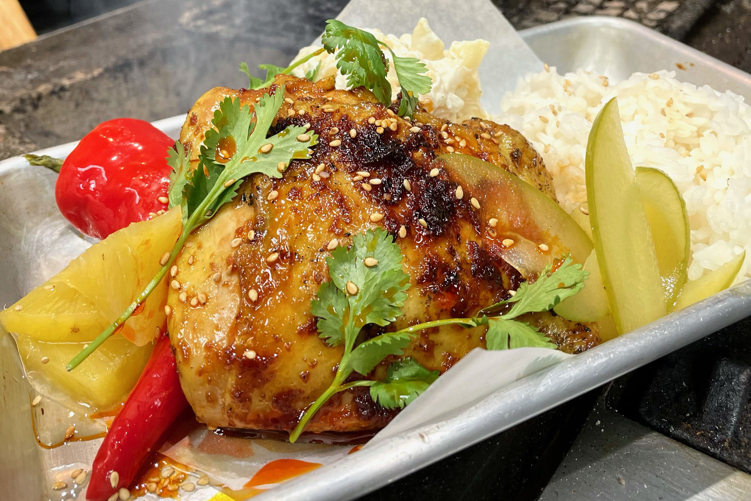 Salty Cargo's huli huli chicken