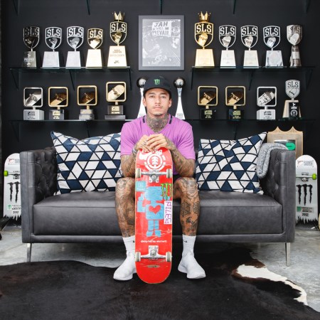 US Olympic skateboarder Nyjah Huston