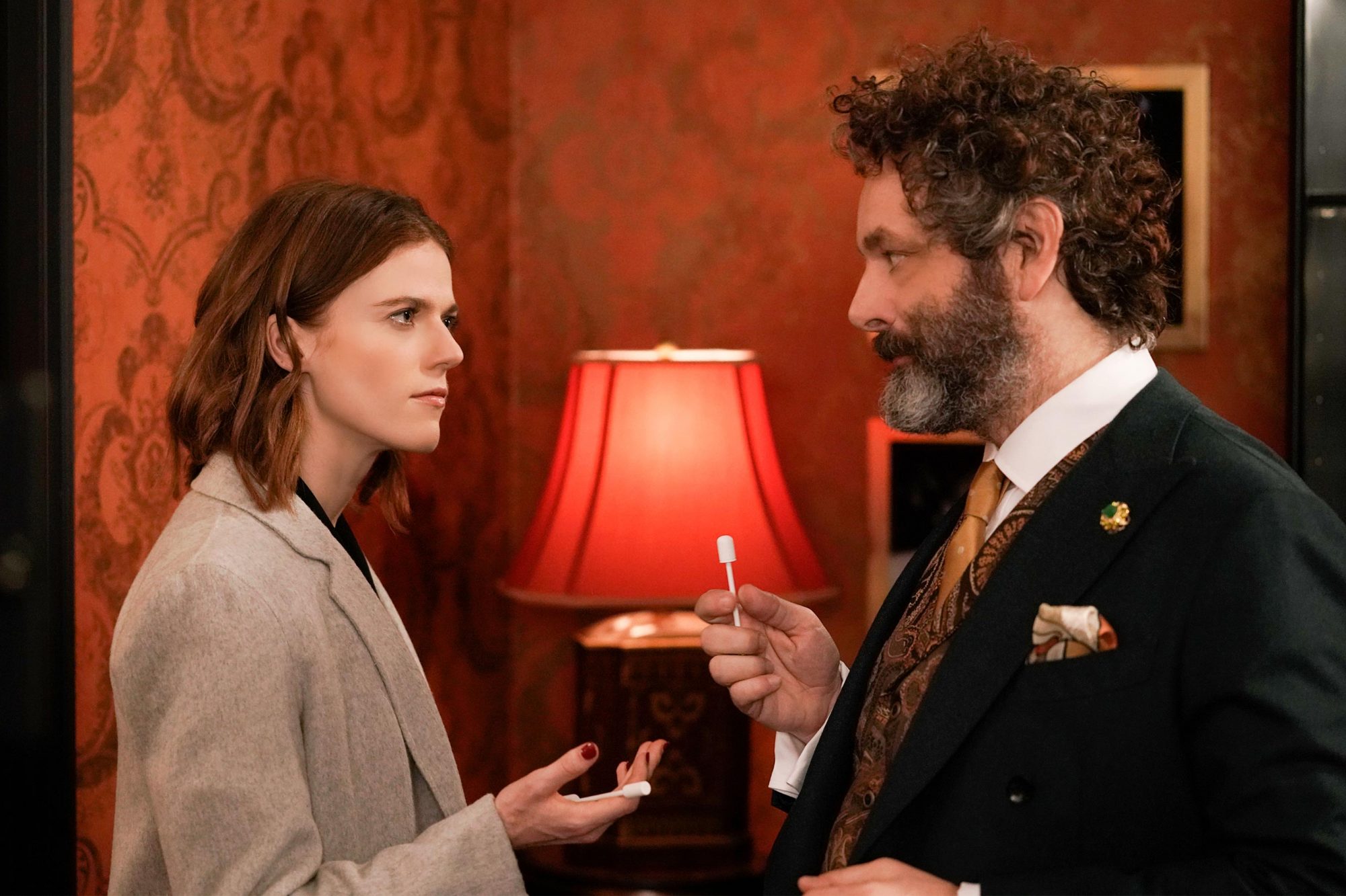 Michael Sheen as Roland Blum on The Good Fight on CBS