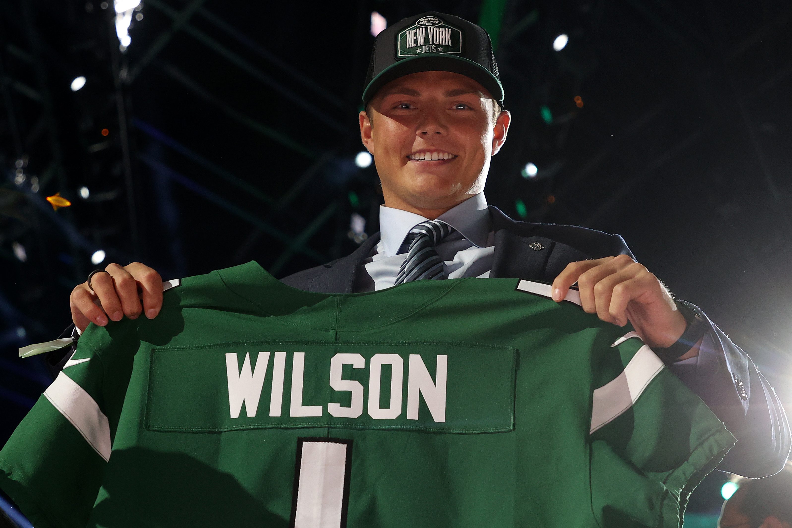 Zach Wilson after being drafted second in the NFL draft. Zach's mom Lisa has taken some heat for recent Instagram posts.