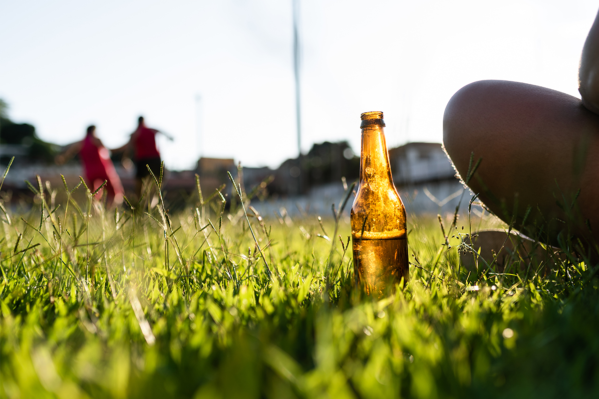 beer after workout