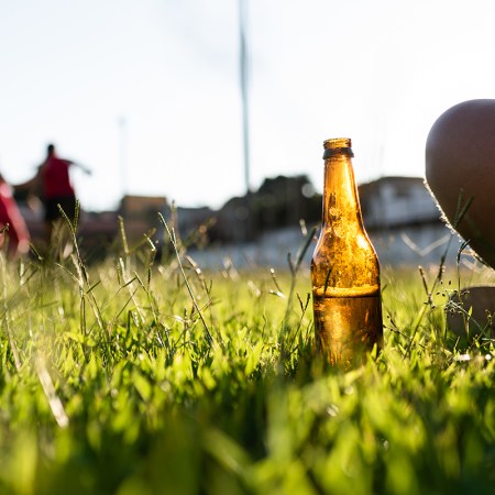 beer after workout