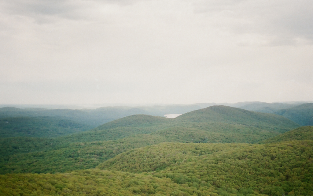 Rolling hills of the Hudson Valley in upstate New York