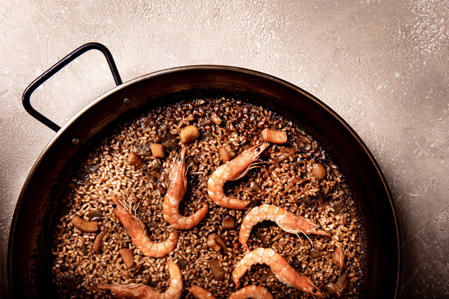 Arroz A Banda Con Gambas