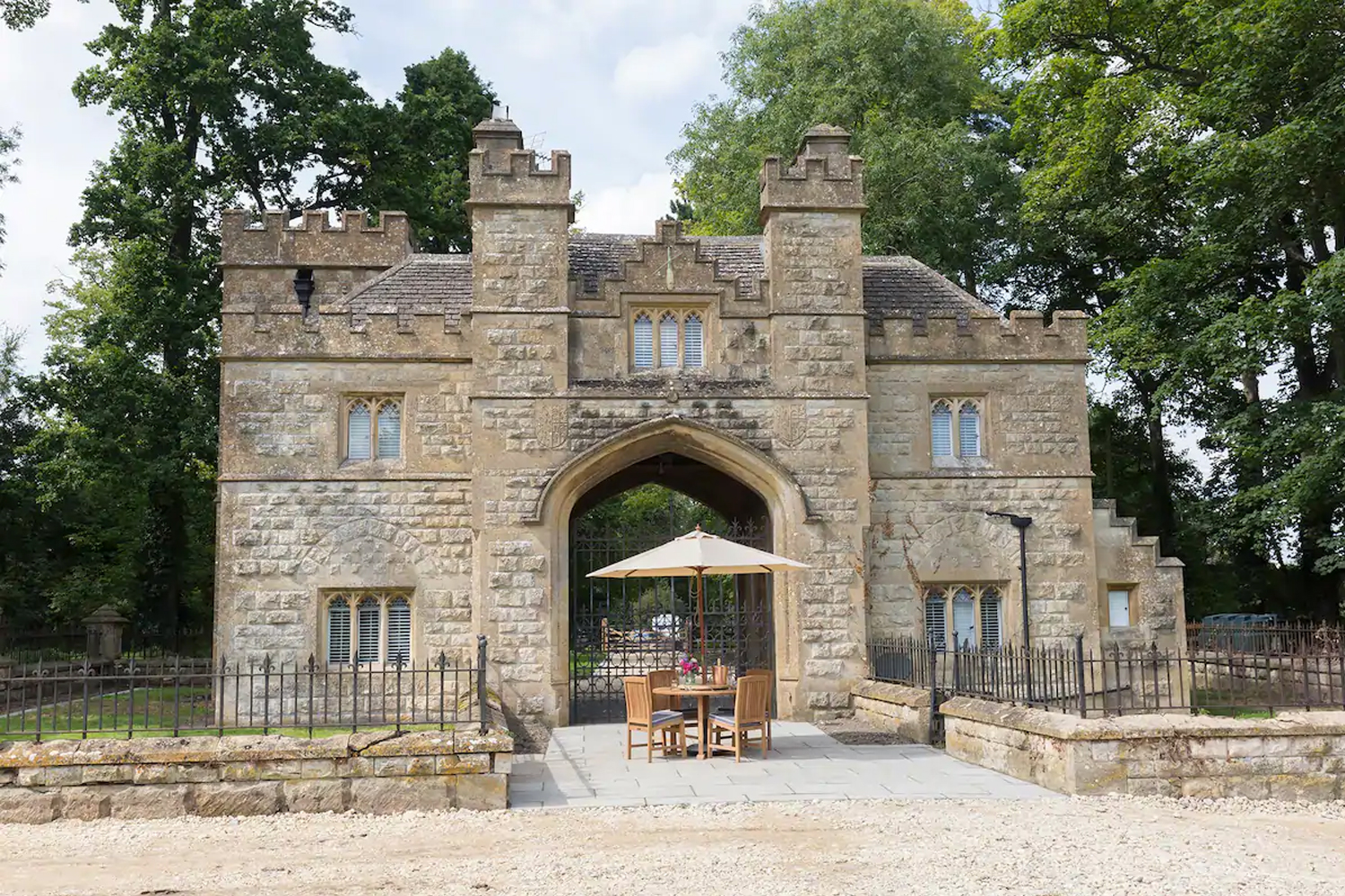 One of the 17 gatehouses on Sudeley's grounds