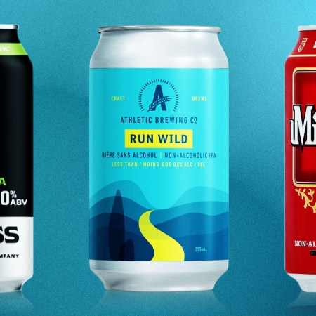 Non alcoholic beers from Hairless Dog, Athletic Brewing Co., Old Milwaukee