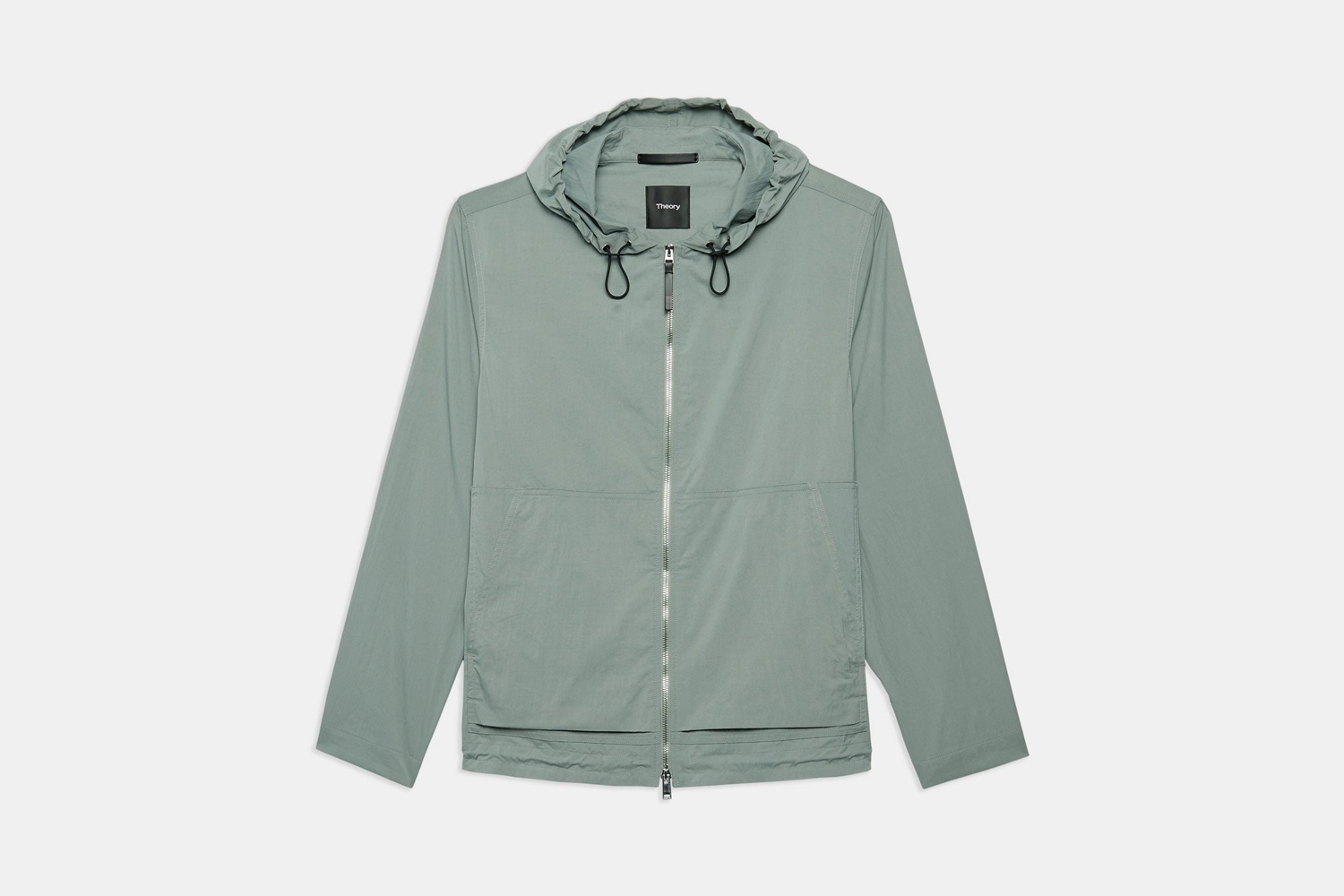 Packable Jacket in Piqué Nylon